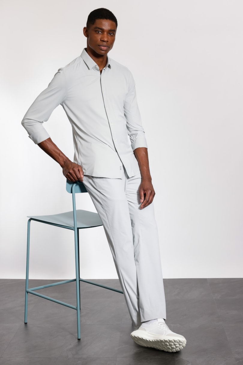 Camisa Manga Longa Classic Everyday Cinza