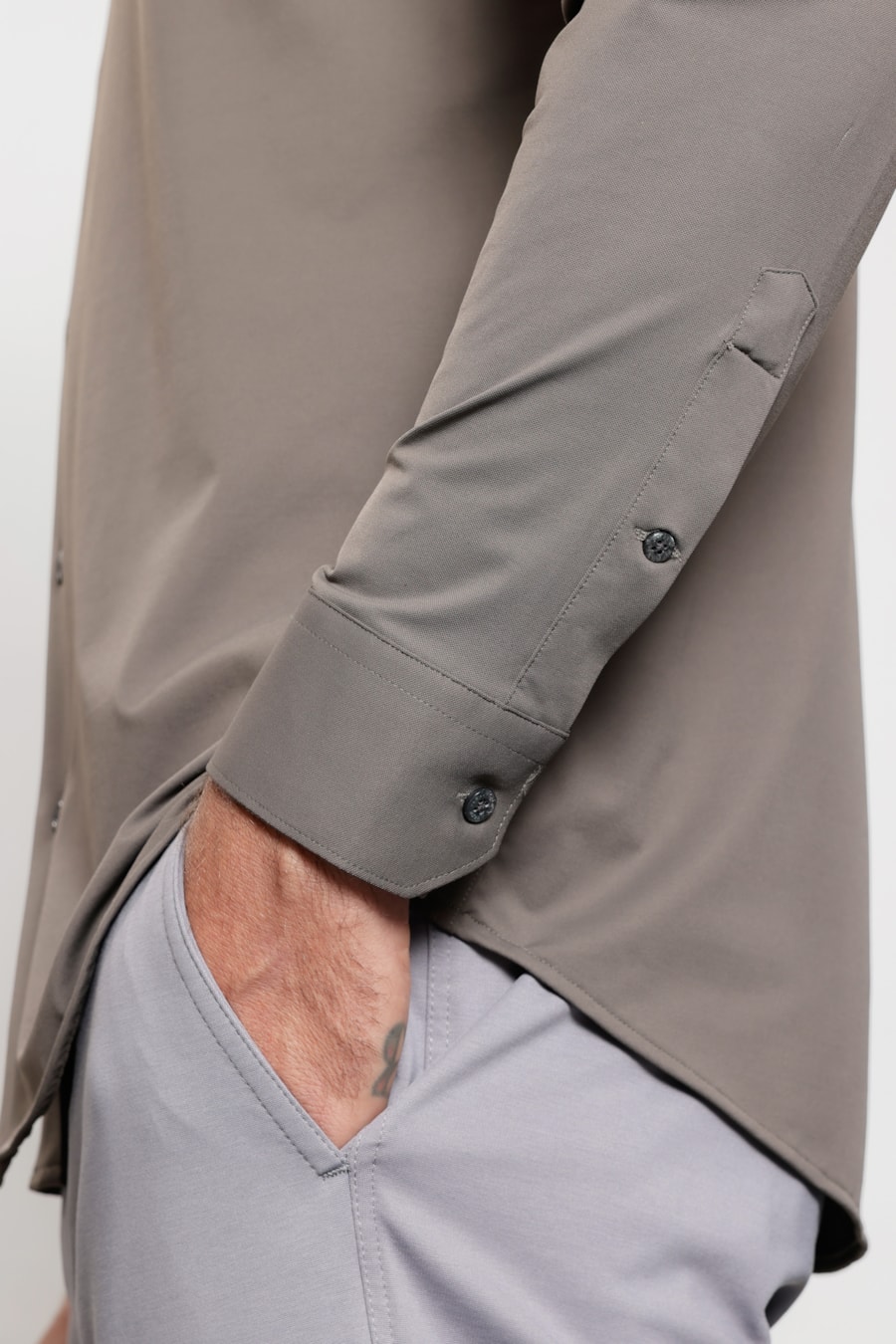 Camisa Manga Longa Classic Everyday Fume — foto 3 de 5