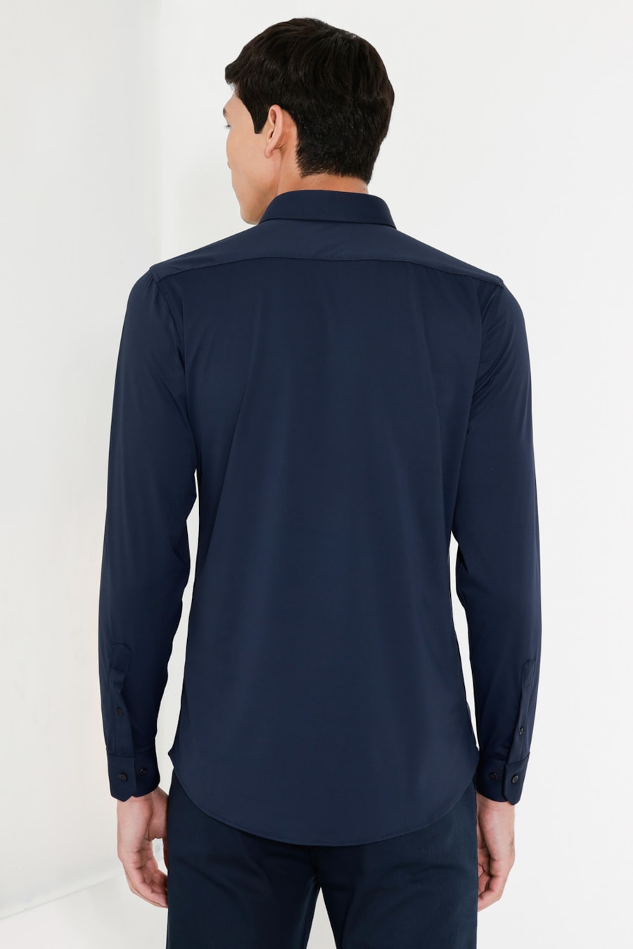 Camisa Manga Longa Classic Everyday Marinho — foto 6 de 6