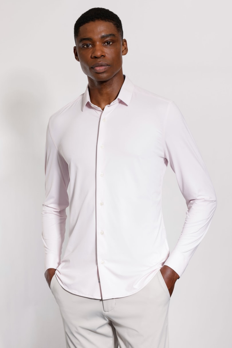 Camisa Manga Longa Classic Everyday Rosa Claro