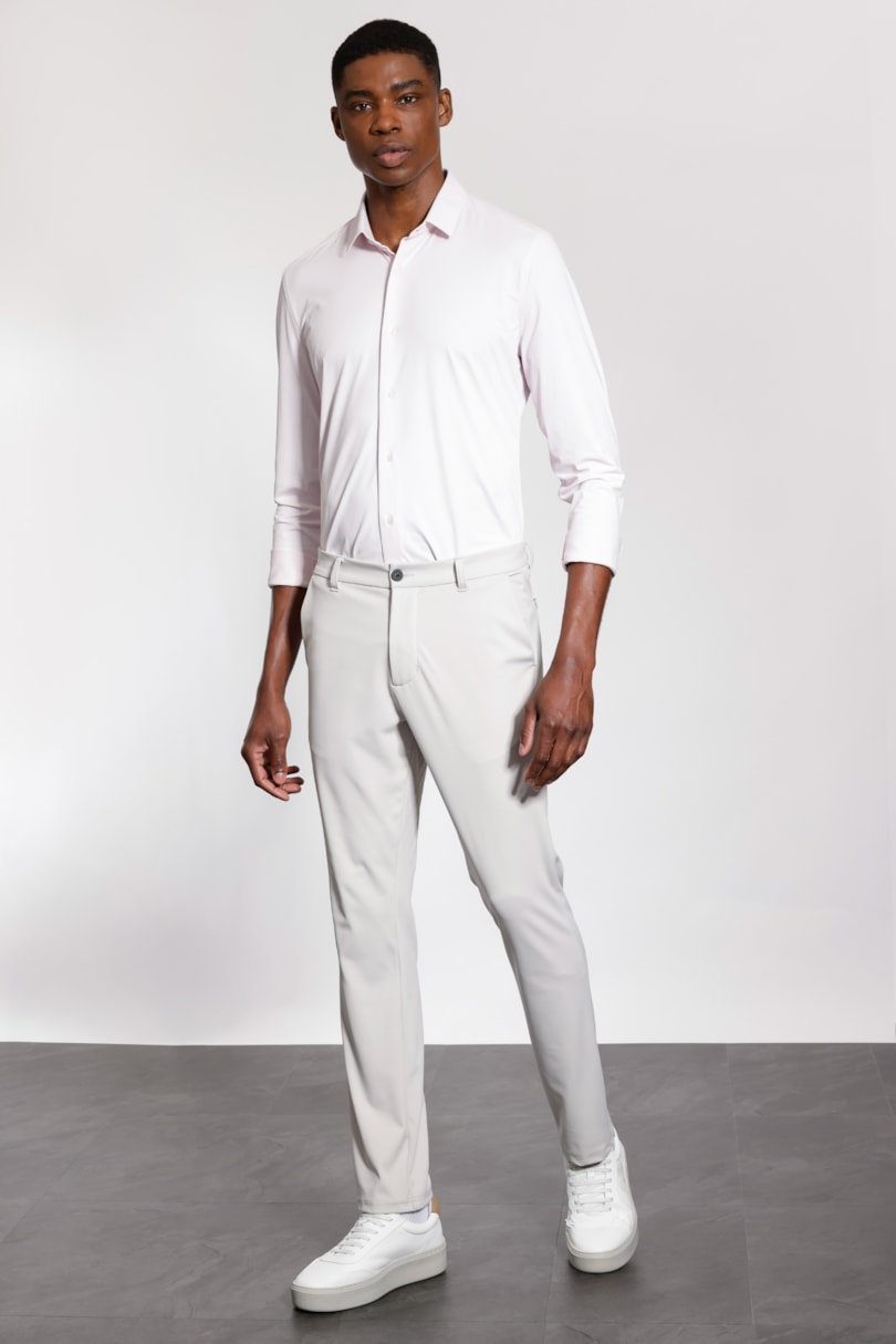 Camisa Manga Longa Classic Everyday Rosa Claro