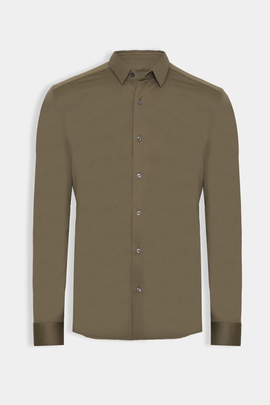 Camisa Manga Longa Classic Everyday Verde Militar — foto 5 de 5