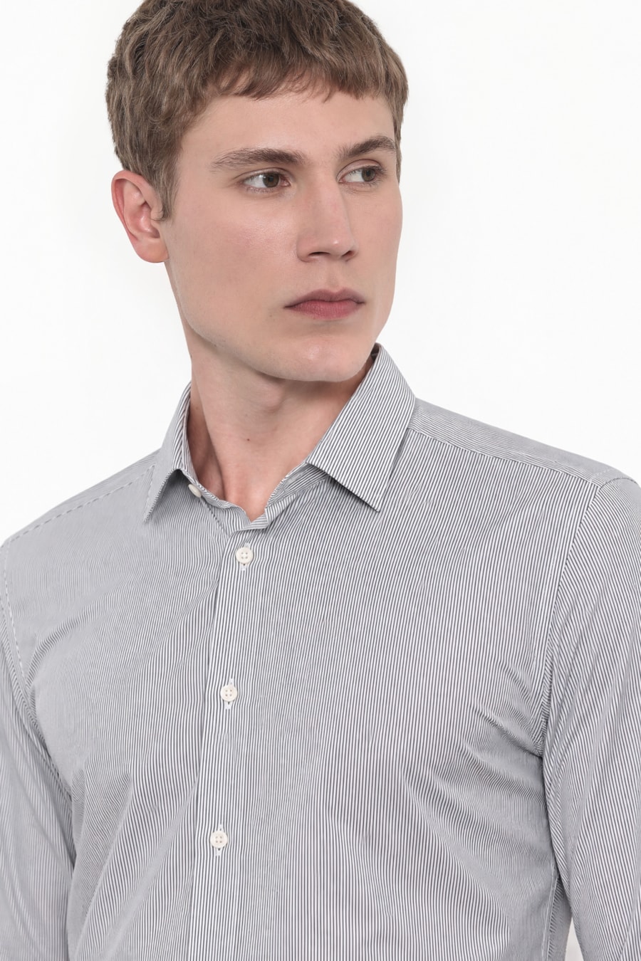 Camisa Manga Longa Classic Stripe Castor — foto 4 de 6