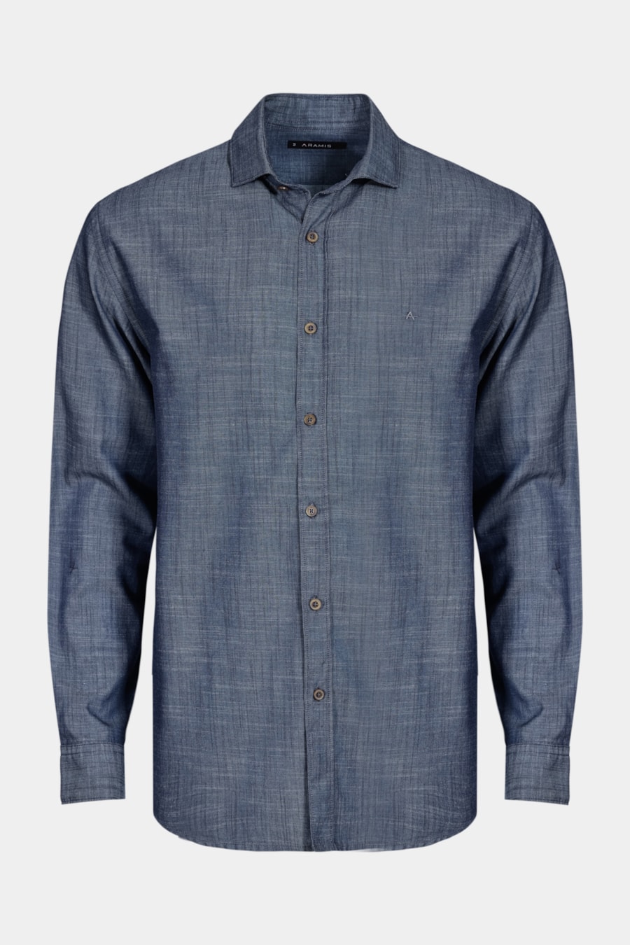 Camisa Manga Longa Denim Like Azul Jeans — foto 6 de 6