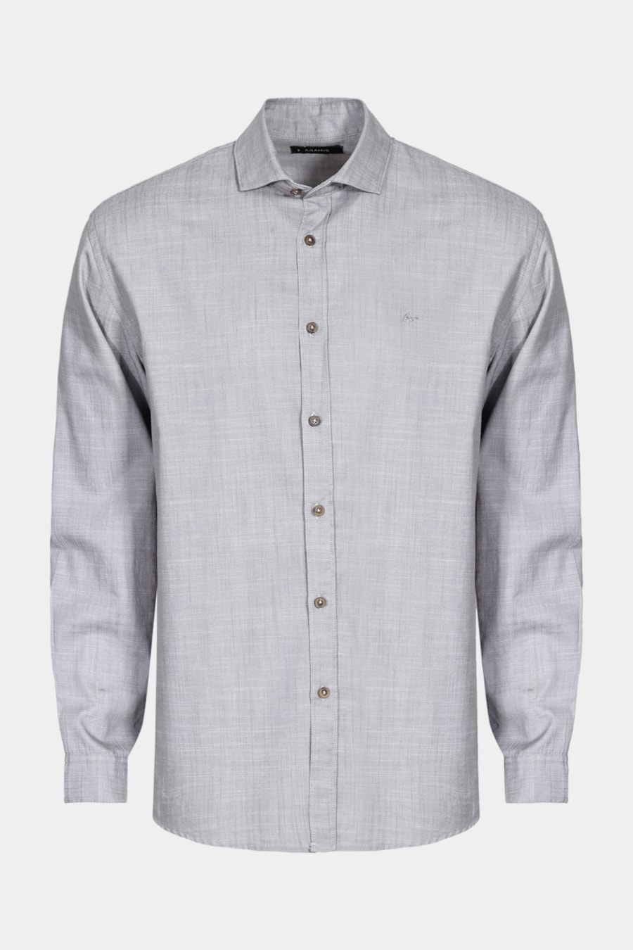 Camisa Manga Longa Denim Like Cinza — foto 5 de 5