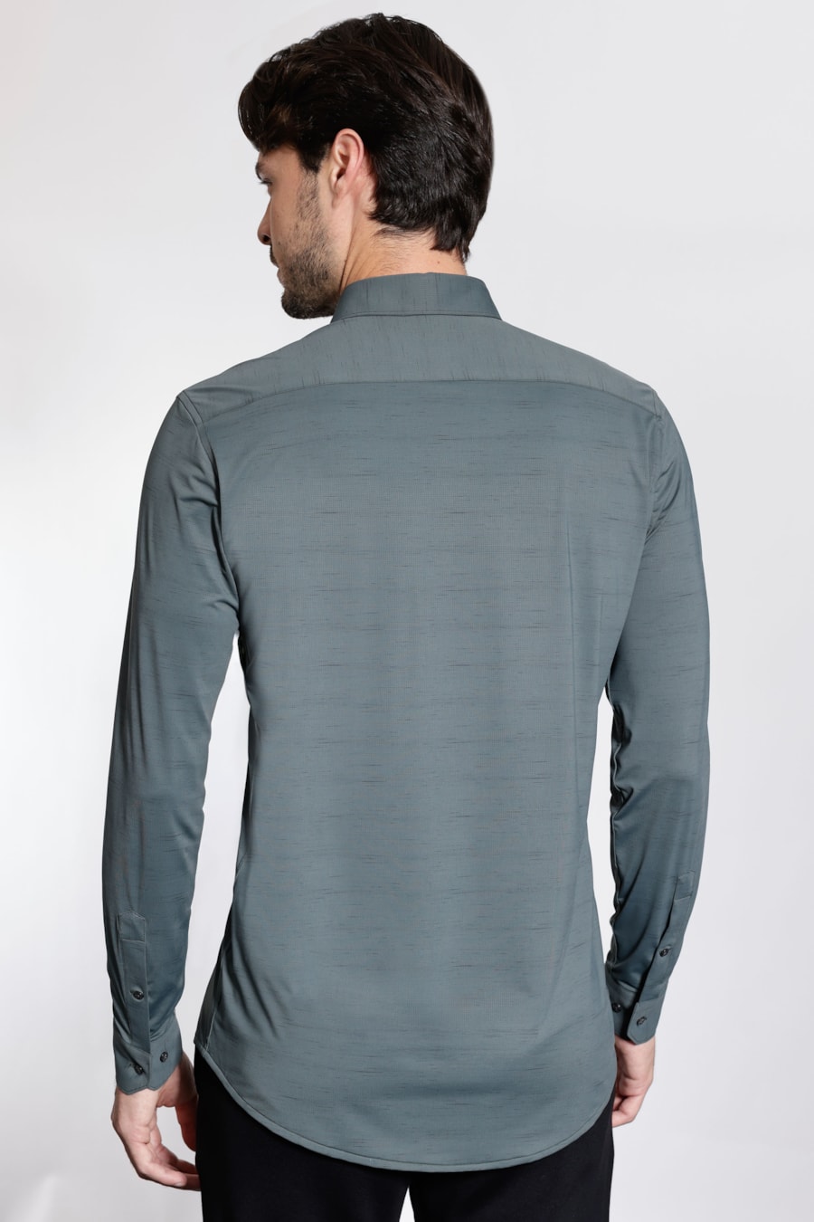 Camisa Manga Longa Digital Dry Defense Verde Garrafa — foto 4 de 5