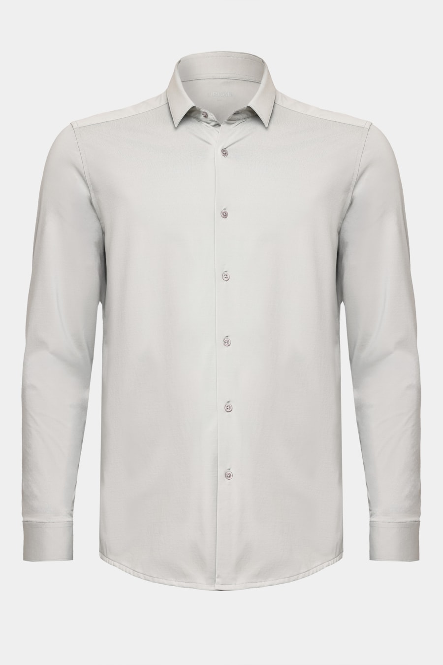 Camisa Manga Longa Easy Iron Cinza Claro — foto 3 de 4