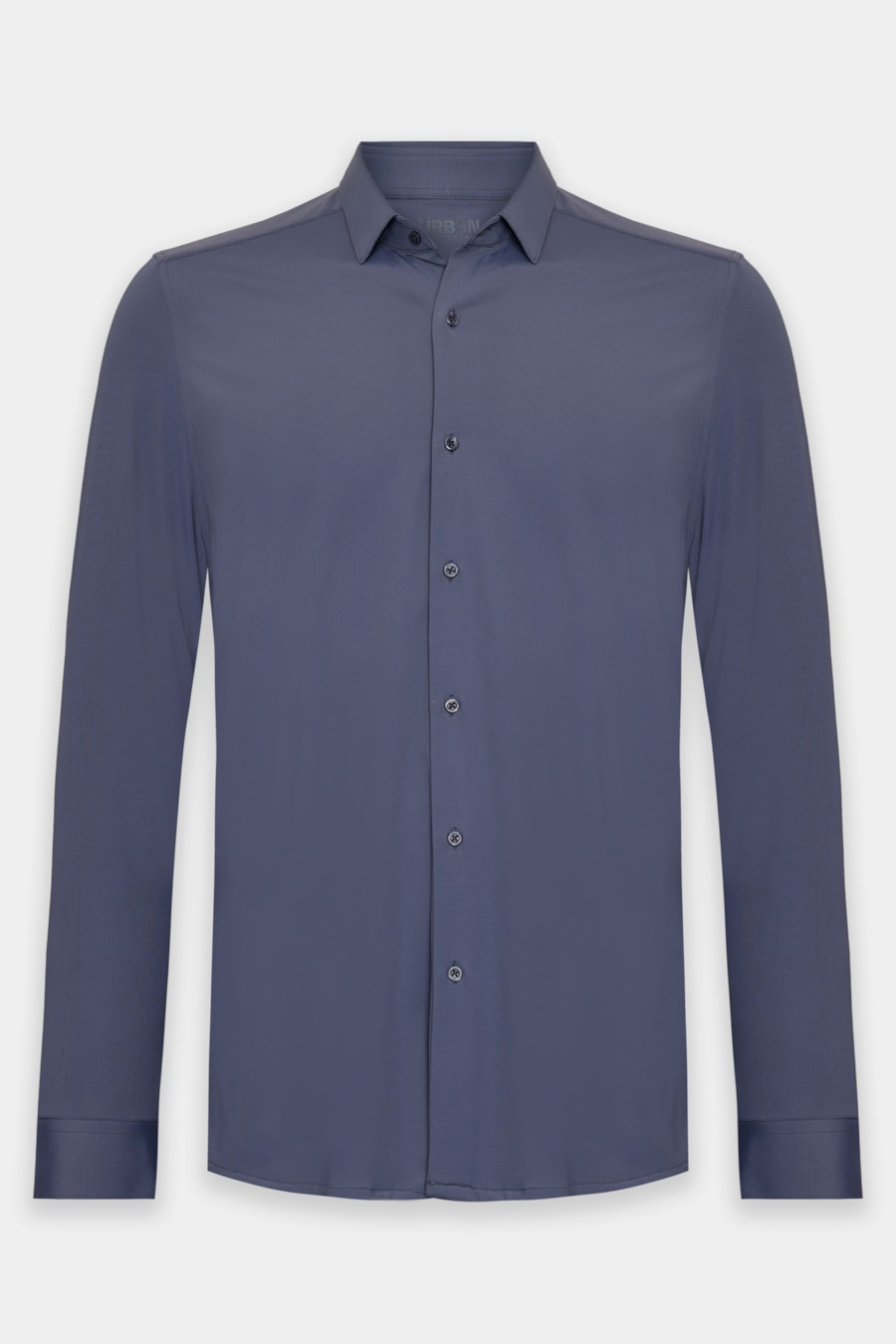 Camisa Manga Longa Flex Grid Azul Oceano — foto 5 de 5