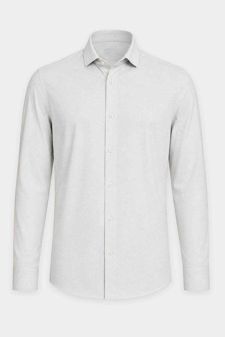 Camisa Manga Longa Flex Grid Cinza Claro — foto 5 de 5
