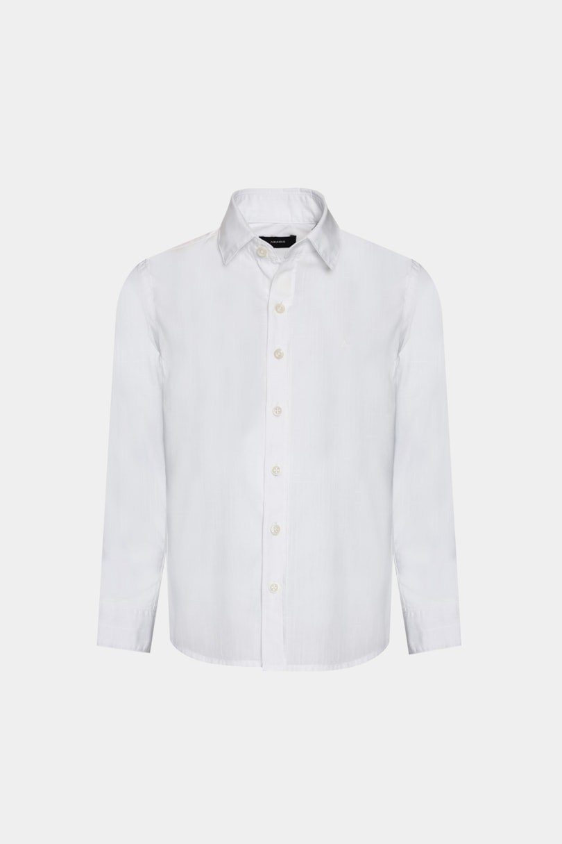Camisa Manga Longa Infantil Flamê Bosco Branco