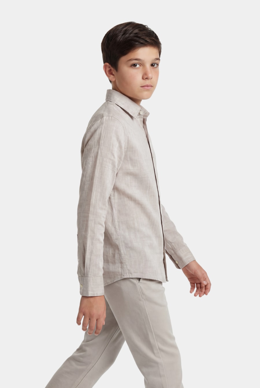 Camisa Manga Longa Infantil Flamê Bosco Caqui — foto 2 de 7