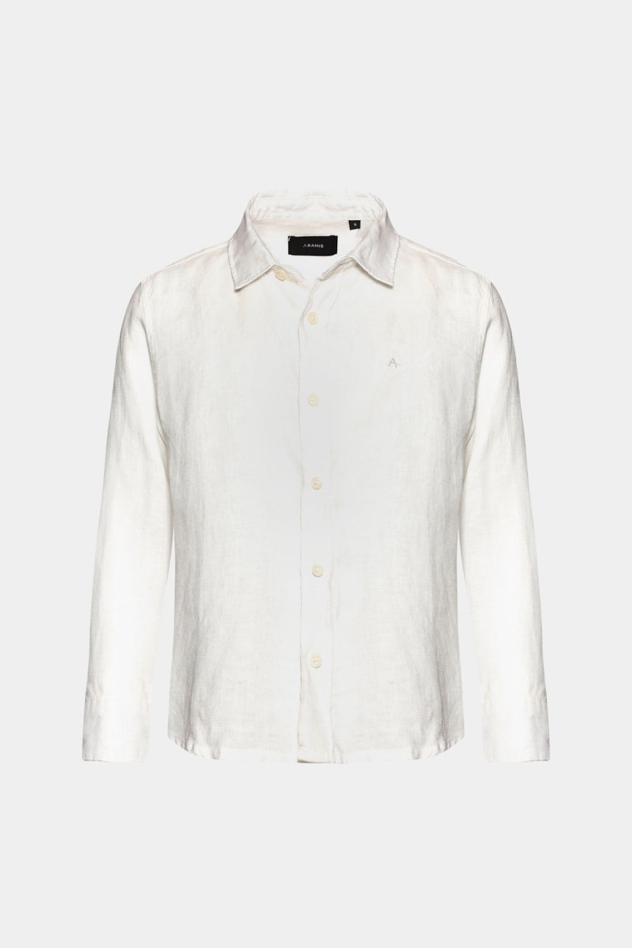Camisa Manga Longa Infantil Linho Off White — foto 3 de 4