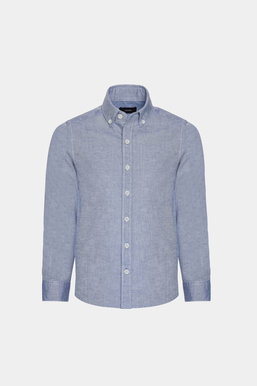 Camisa Manga Longa Infantil Oxford Azul — foto 6 de 8