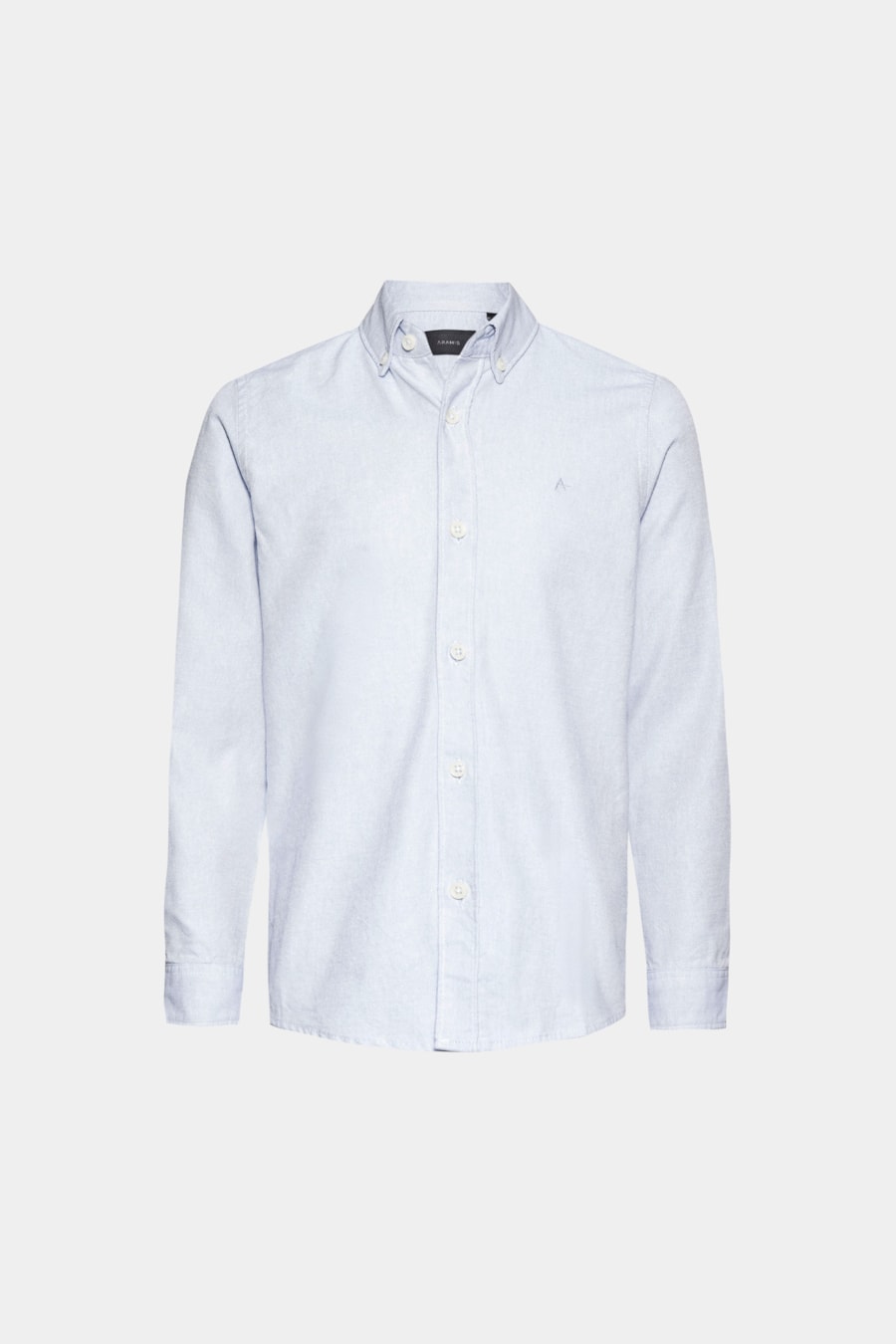 Camisa Manga Longa Infantil Oxford Planalto Azul Celeste — foto 3 de 4