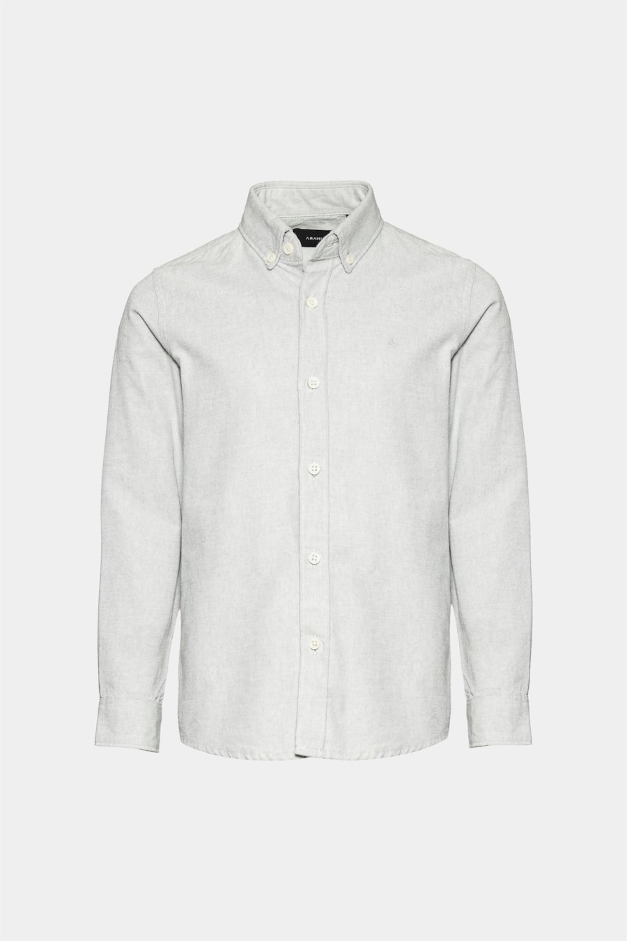 Camisa Manga Longa Infantil Oxford Planalto Verde Claro — foto 3 de 4