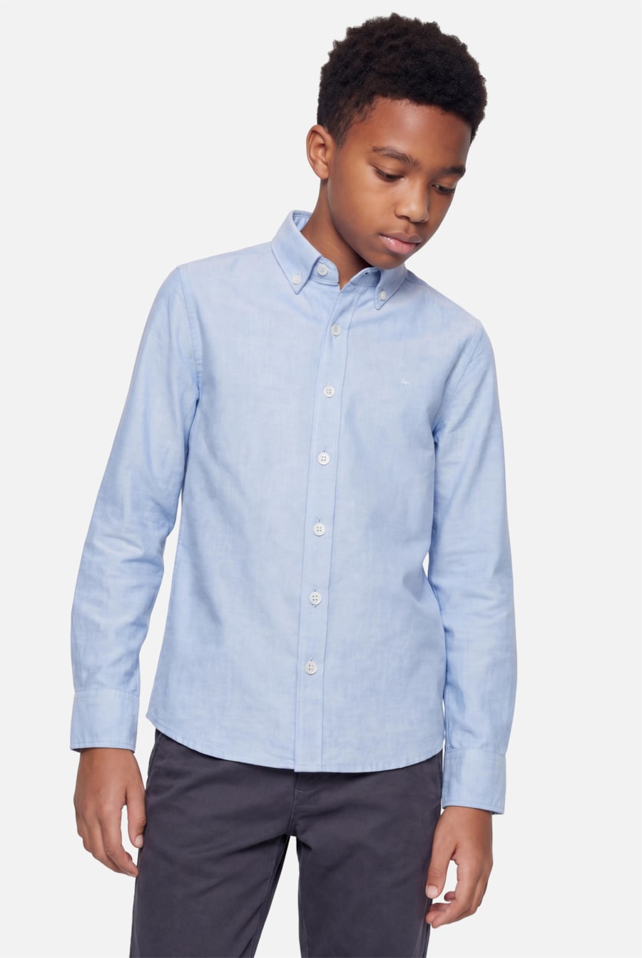 Camisa Manga Longa Infantil Oxford Royal — foto 1 de 5