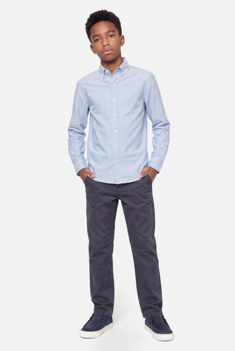 Camisa Manga Longa Infantil Oxford Royal
