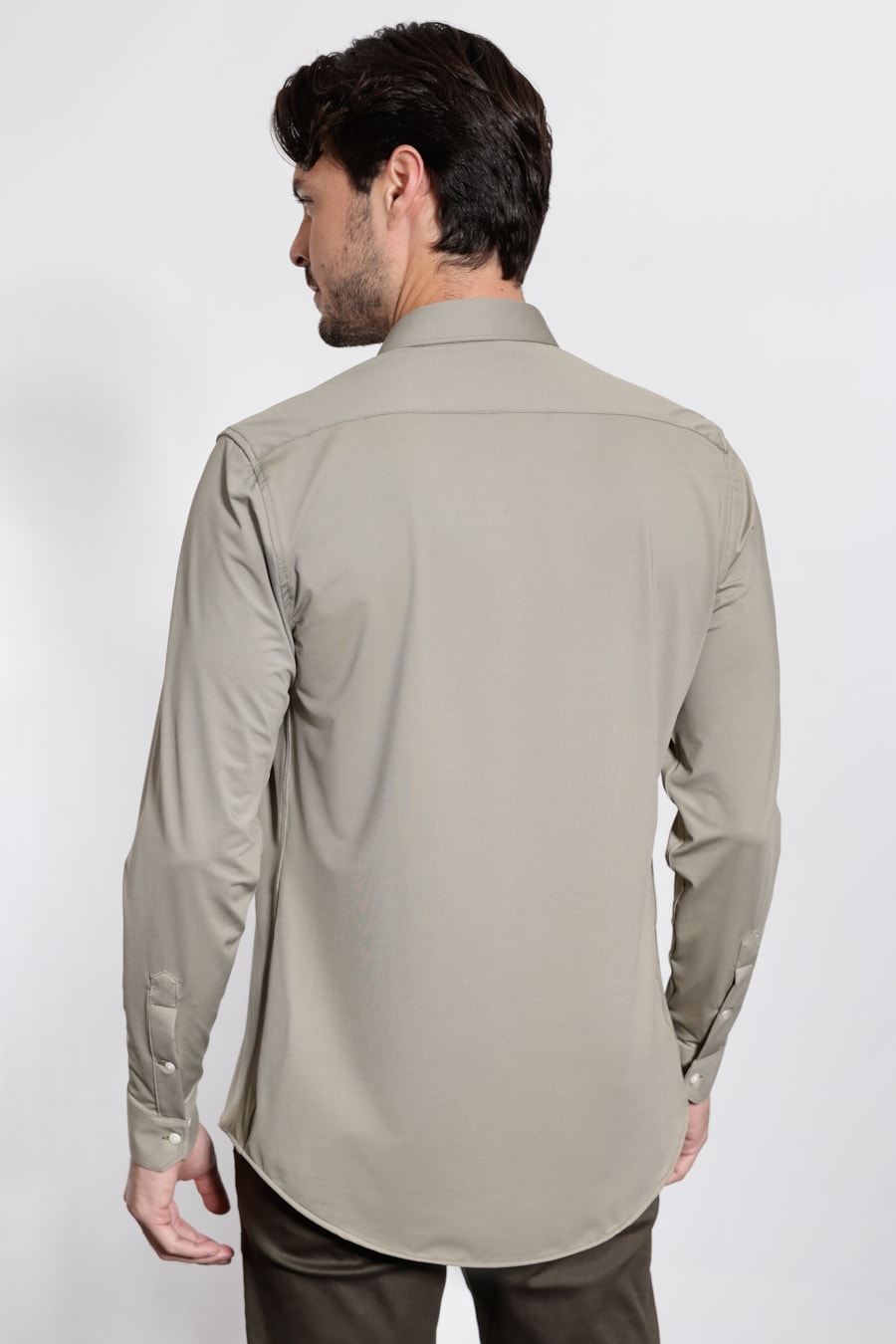 Camisa Manga Longa Maquinetada Castor — foto 4 de 5