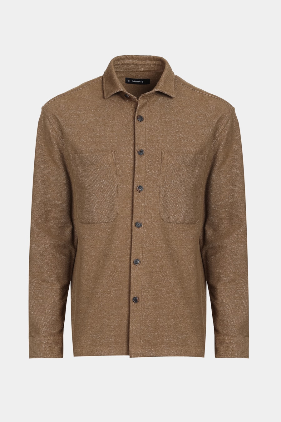 Camisa Manga Longa Move Overshirt Malha Sarjada Tabaco — foto 6 de 6