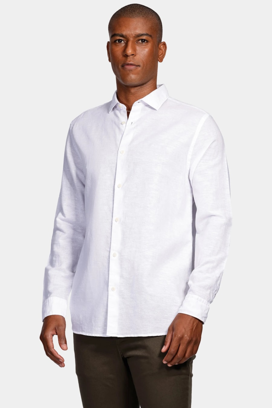 Camisa Manga Longa Move Regular Linho Algodão Martinelli Branco — foto 1 de 5