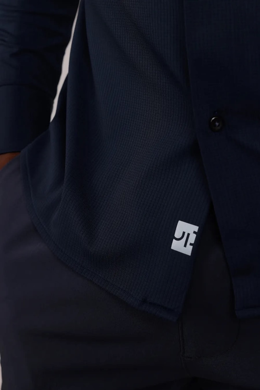 Camisa Manga Longa New Bold Marinho — foto 4 de 5
