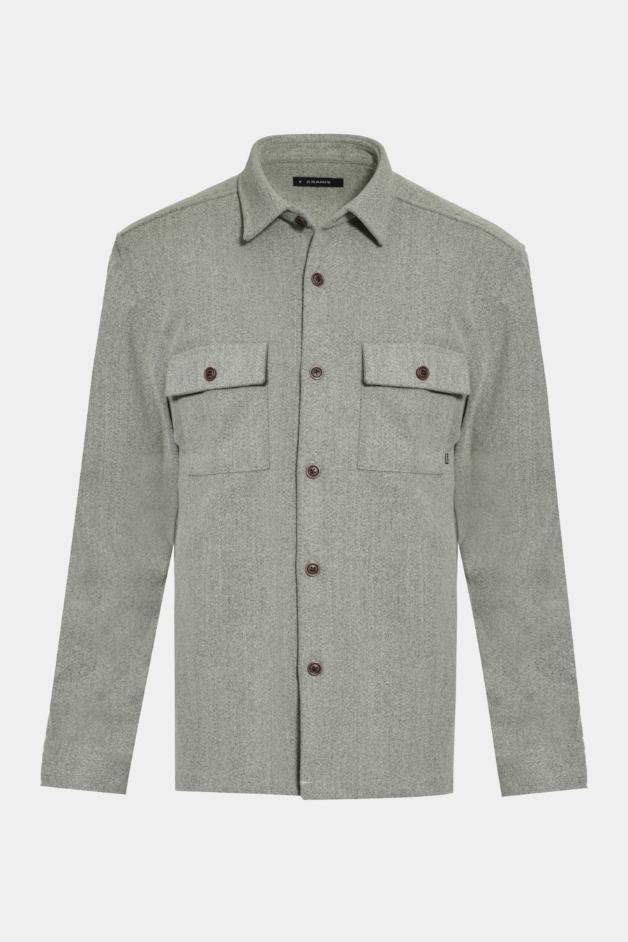 Camisa Manga Longa Overshit Verde Militar — foto 6 de 6