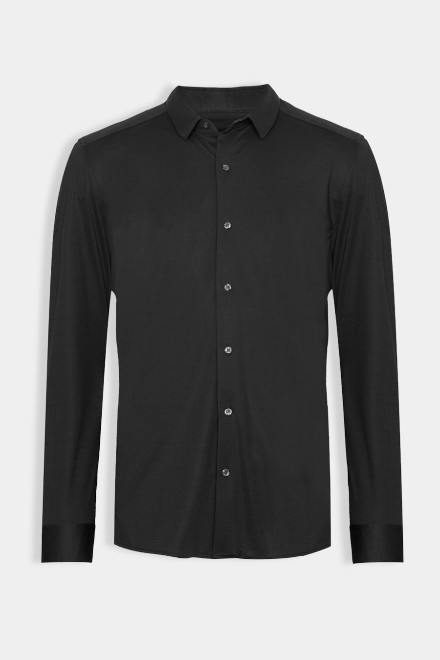Camisa Manga Longa Oxford Breeze Cinza Grafite — foto 5 de 5