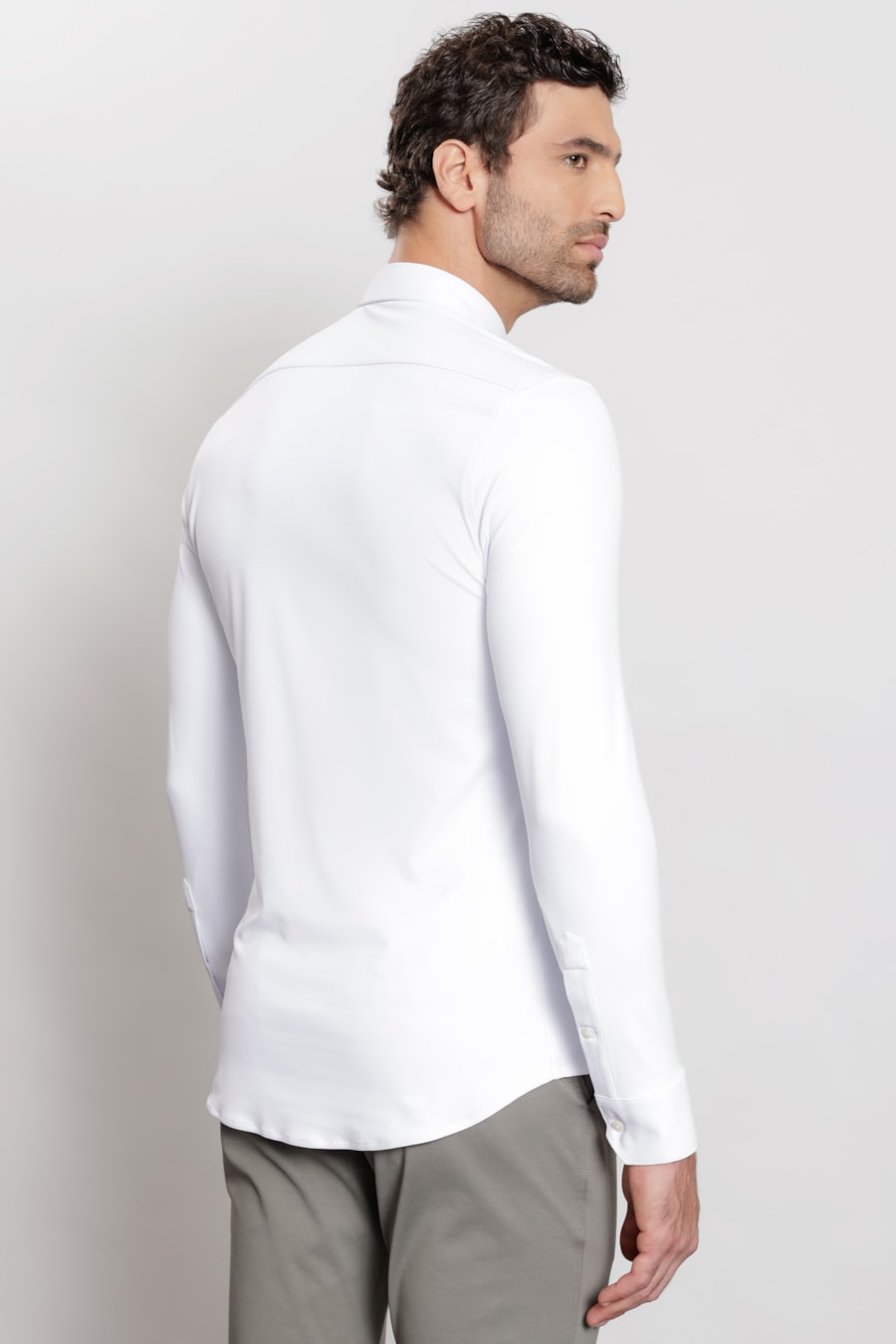 Camisa Manga Longa Piquet Everyday Branco — foto 5 de 6