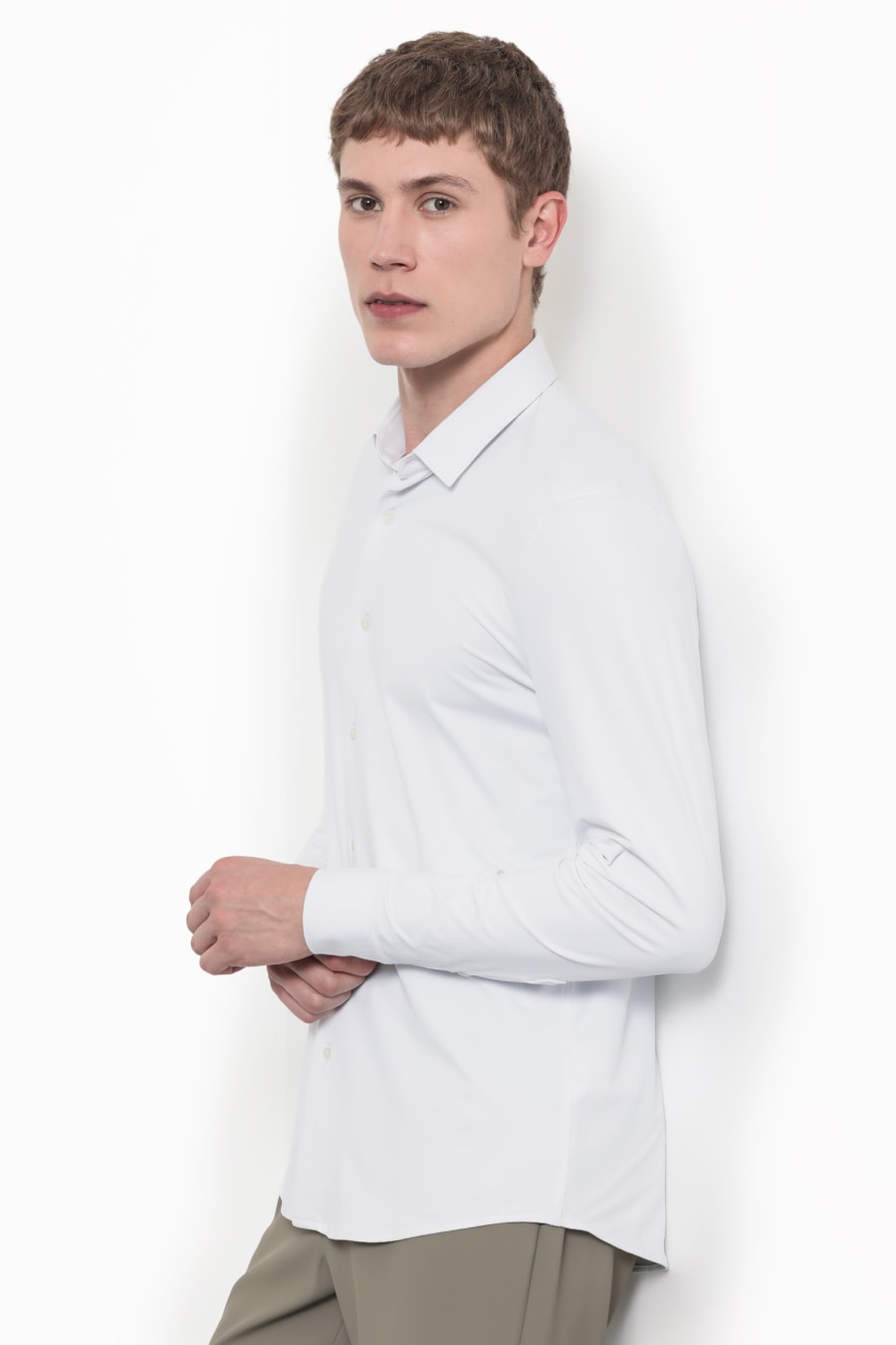 Camisa Manga Longa Pixel Branco — foto 1 de 5
