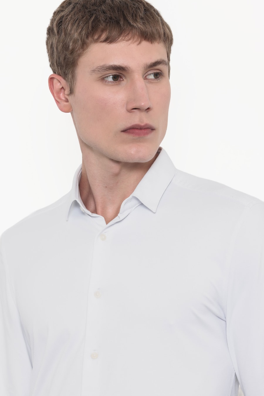 Camisa Manga Longa Pixel Branco — foto 3 de 5