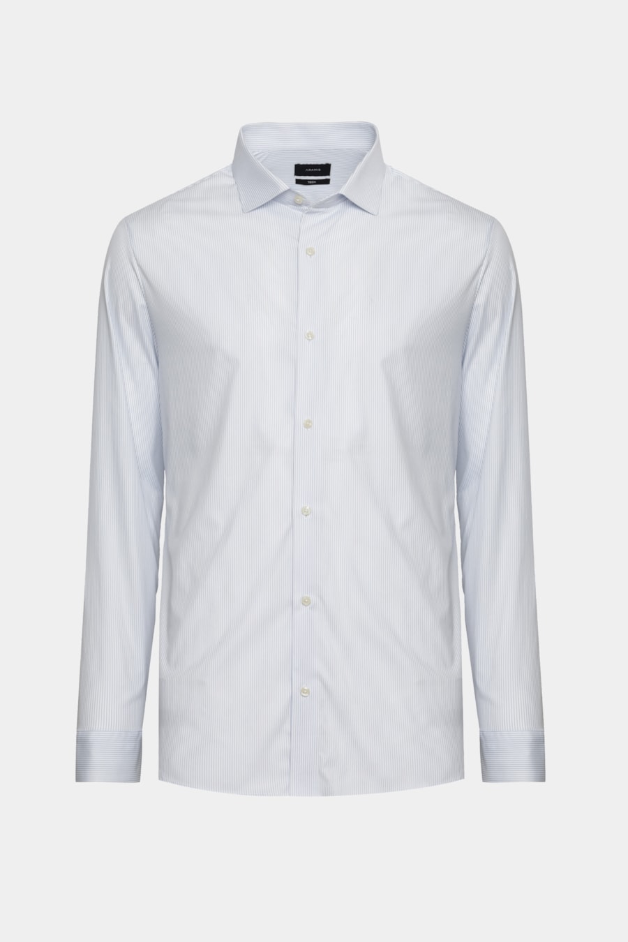 Camisa Manga Longa Poliamida Tech Flex Listrada Azul e Branca — foto 5 de 5