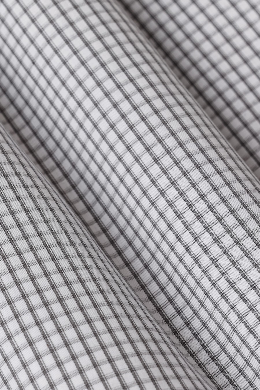 Camisa Manga Longa Regular Algodao 50 Xadrez Branco C/Cinza — foto 6 de 6
