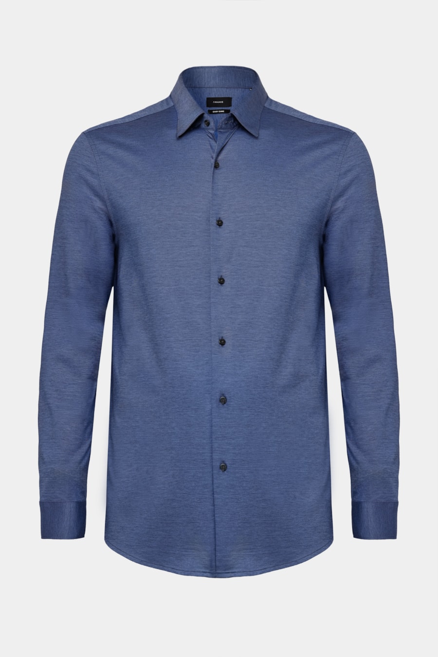Camisa Manga Longa Regular Algodao Easy Care Azul Escuro — foto 5 de 6