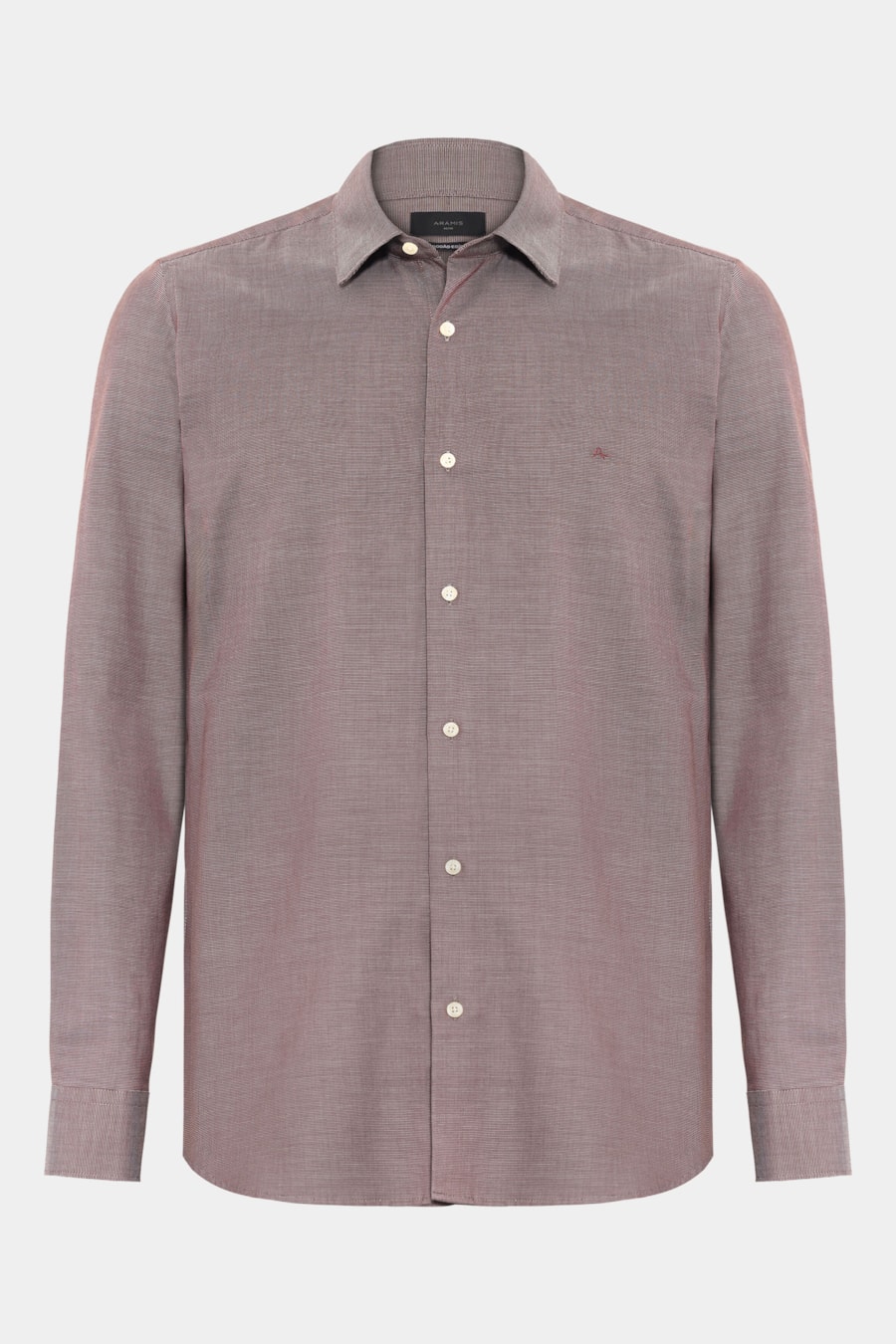 Camisa Manga Longa Regular Algodão Egípcio Dots 50 Havana C/ Off White — foto 5 de 6