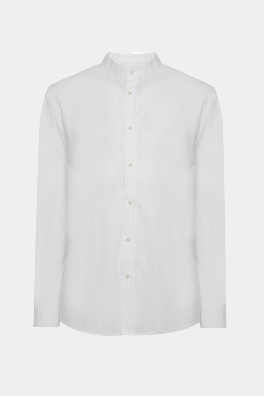 Camisa Manga Longa Regular Algodão Flame Branco — foto 5 de 5