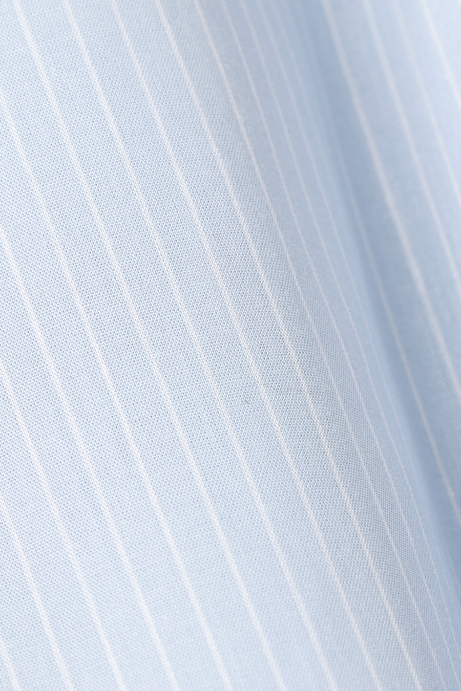 Camisa Manga Longa Regular Algodao Listrada Azul Claro C/Branco — foto 6 de 6