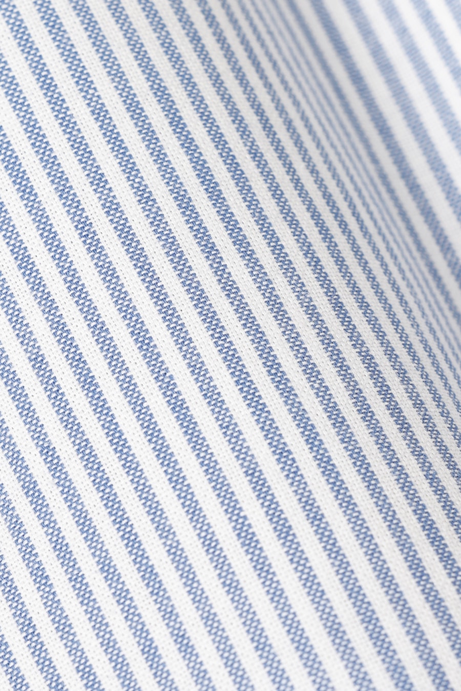 Camisa Manga Longa Regular Algodao Listrada Branco C/Azul — foto 6 de 6
