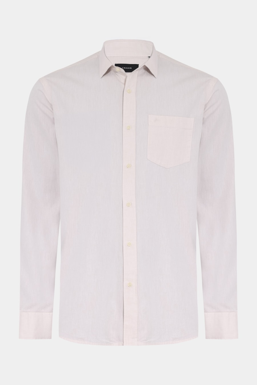 Camisa Manga Longa Regular Algodão Mescla Lotte Natural — foto 5 de 6