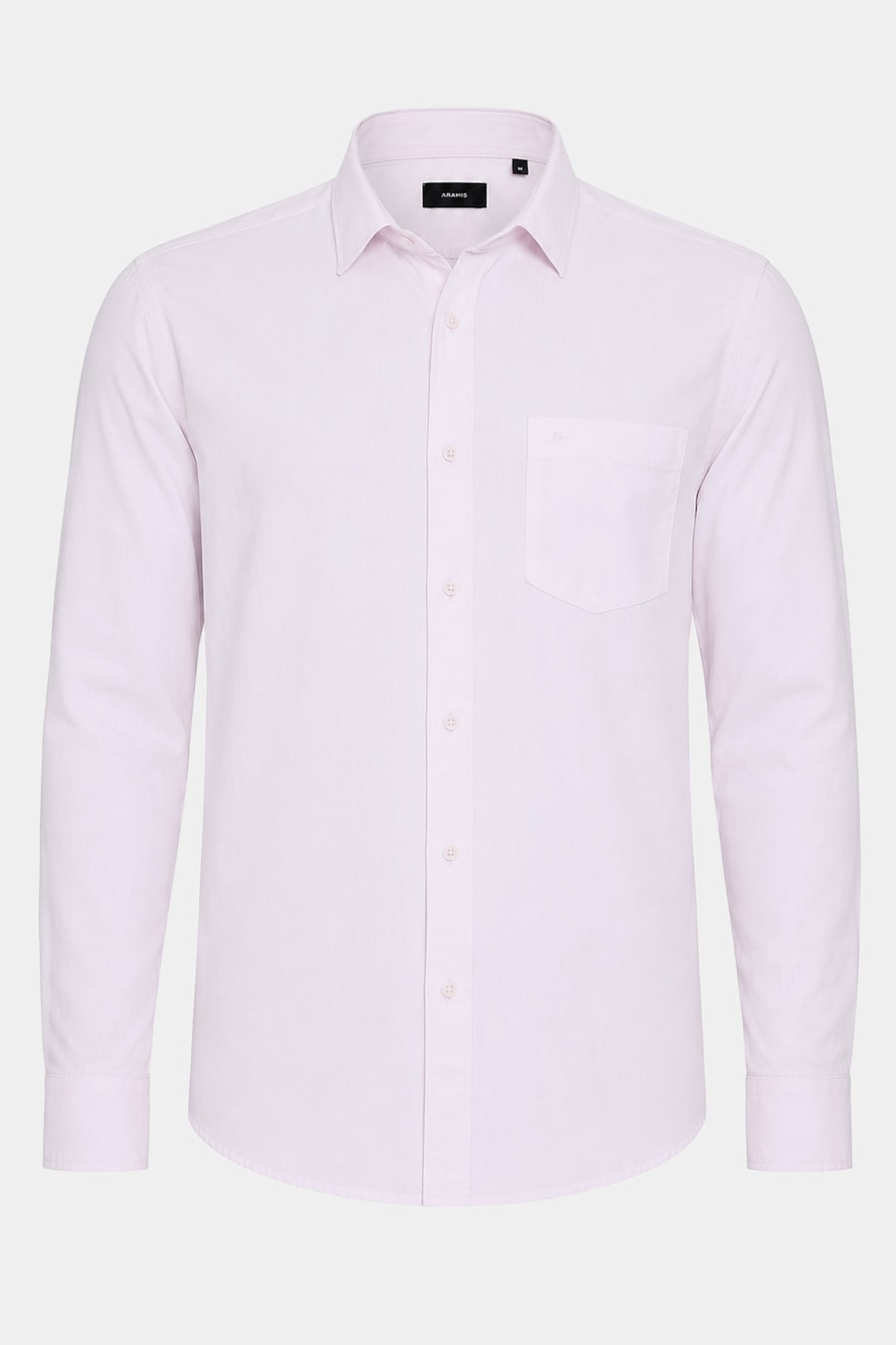 Camisa Manga Longa Regular Algodão Mescla Lotte Rosa — foto 5 de 6