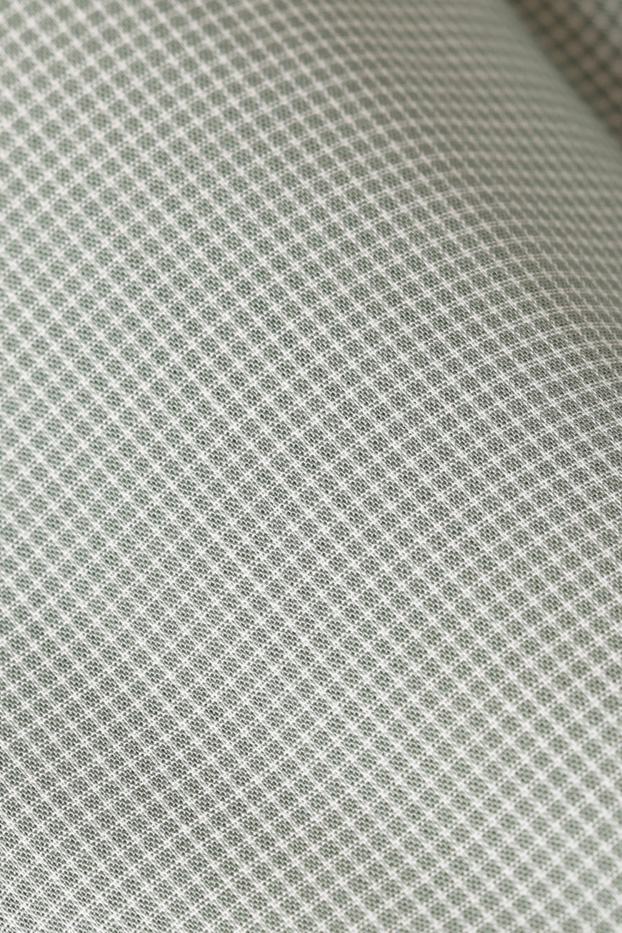 Camisa Manga Longa Regular Algodão Micro Xadrez Verde C/ Branco — foto 6 de 6
