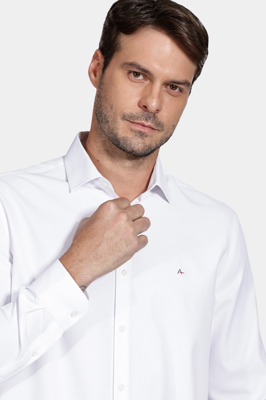 Camisa Manga Longa Regular Branco — foto 3 de 5