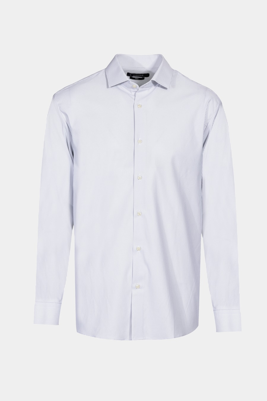 Camisa Manga Longa Regular Cosmo Tech Flex Micro Xadrez Branco Com Verde — foto 6 de 6
