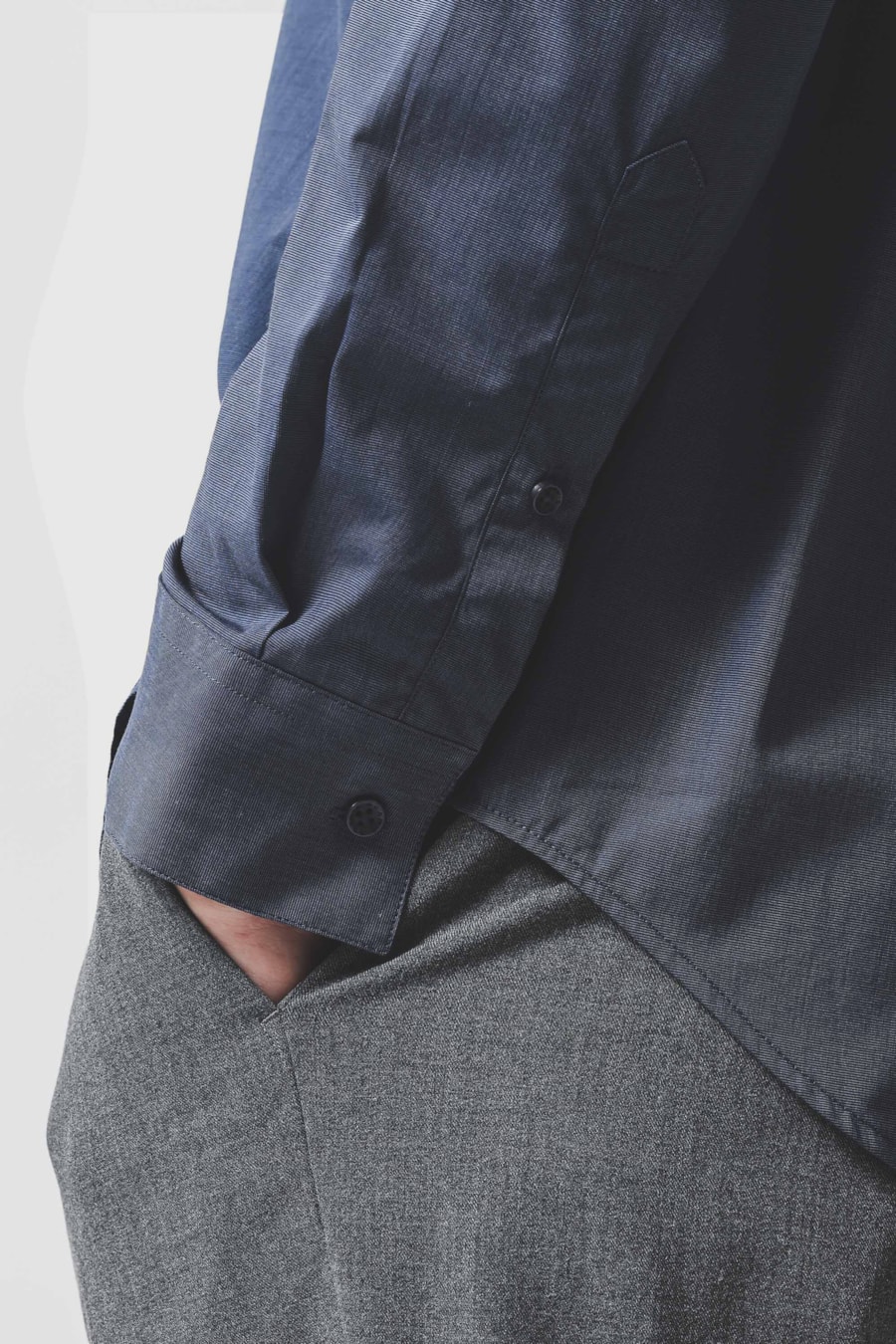 Camisa Manga Longa Regular Fil 50 Egipcio Barolo Azul Forte — foto 6 de 10