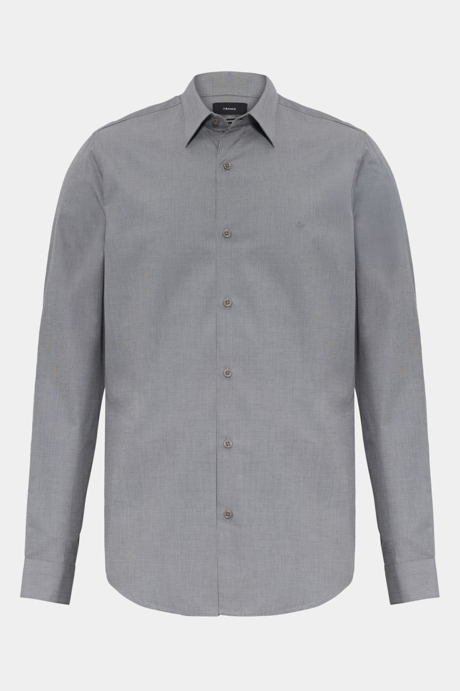 Camisa Manga Longa Regular Fil 50 Egipcio Barolo Cinza Medio — foto 9 de 10