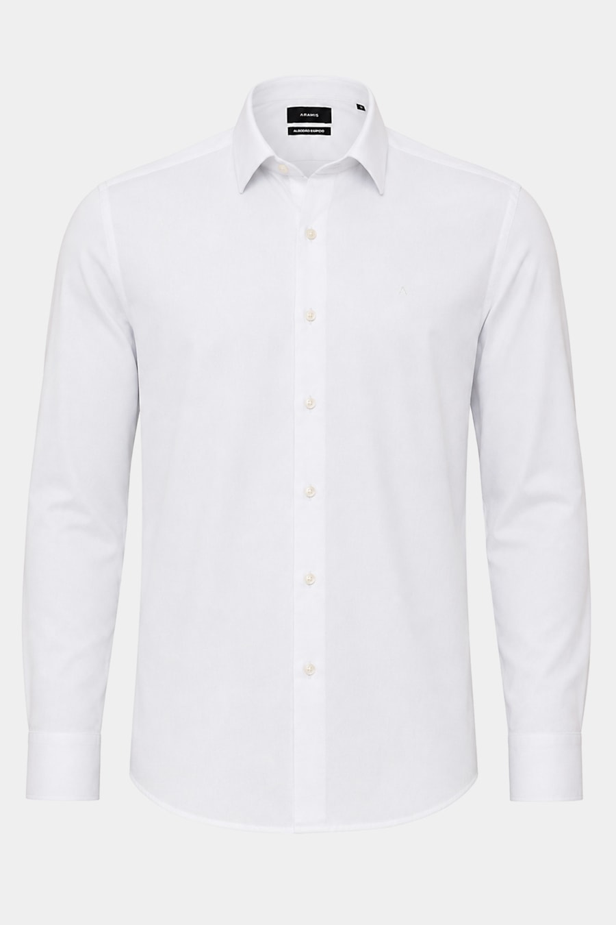 Camisa Manga Longa Regular Fio 50 Egipcio Petronas Branco — foto 5 de 6