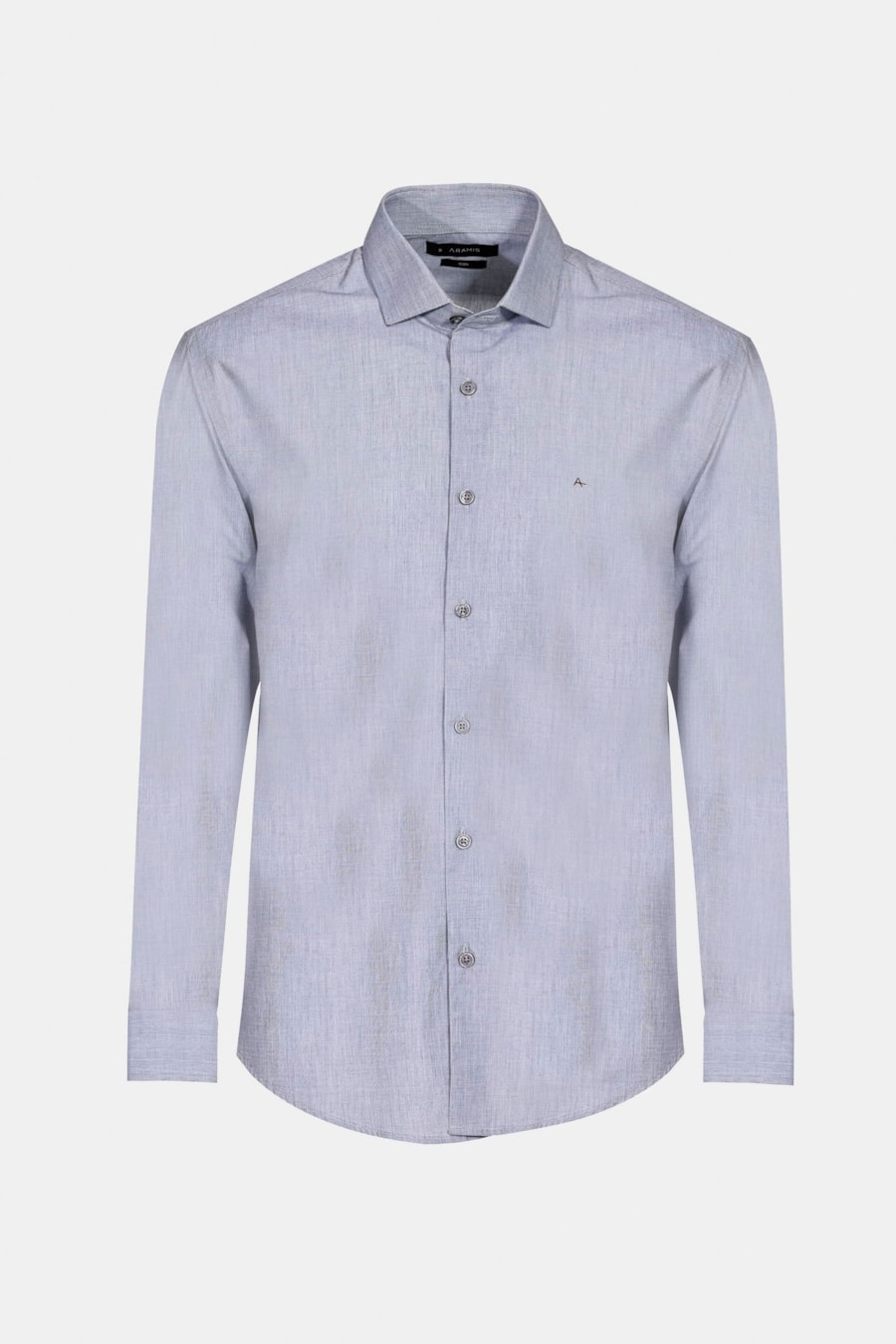 Camisa Manga Longa Regular Fio a Fio Azul — foto 6 de 6