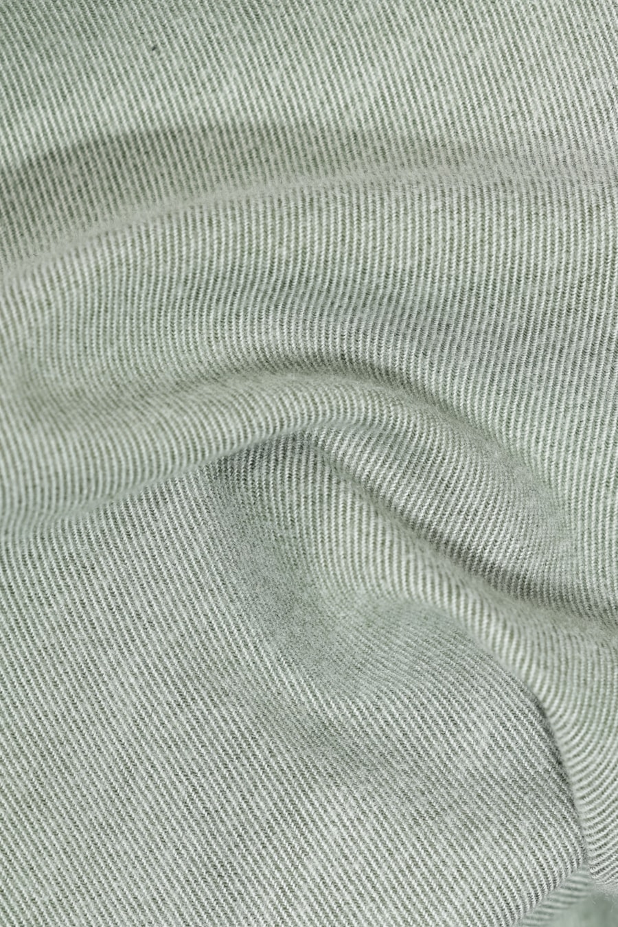 Camisa Manga Longa Regular Flannel Twill Verde Militar — foto 5 de 6