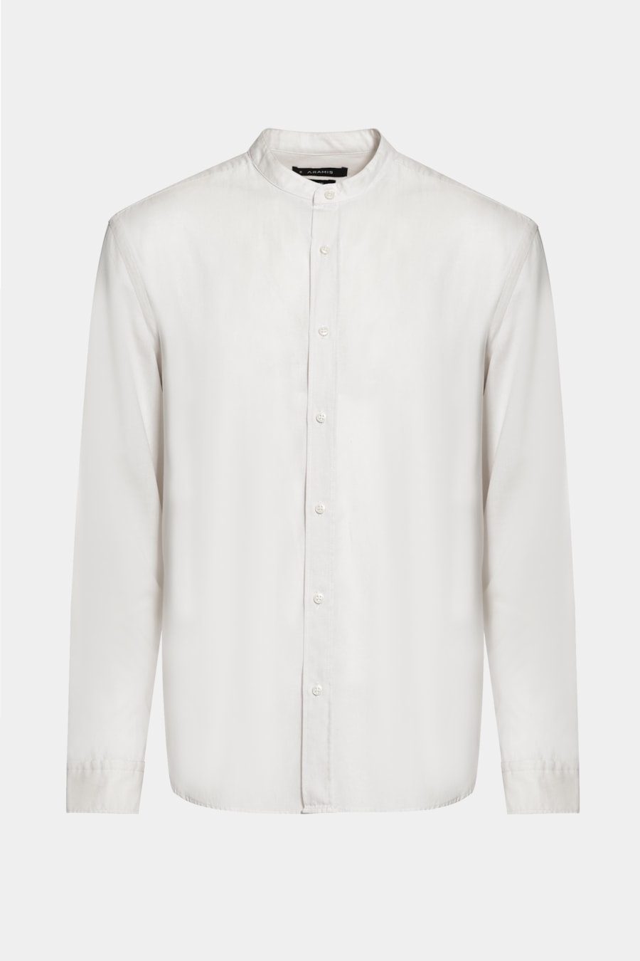 Camisa Manga Longa Regular Gola Padre Lenzing Off White