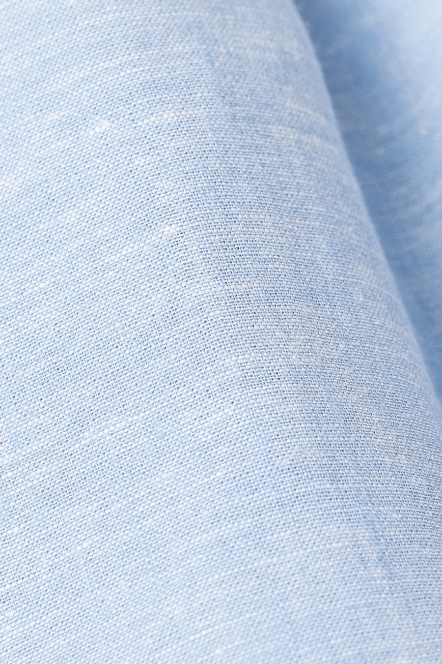 Camisa Manga Longa Regular Linho Algodão Surat Azul — foto 6 de 6