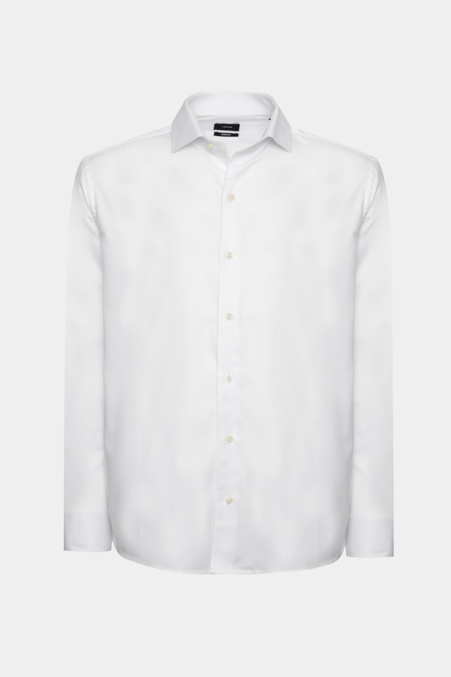Camisa Manga Longa Regular Maquinetada Stretch Branco — foto 6 de 7